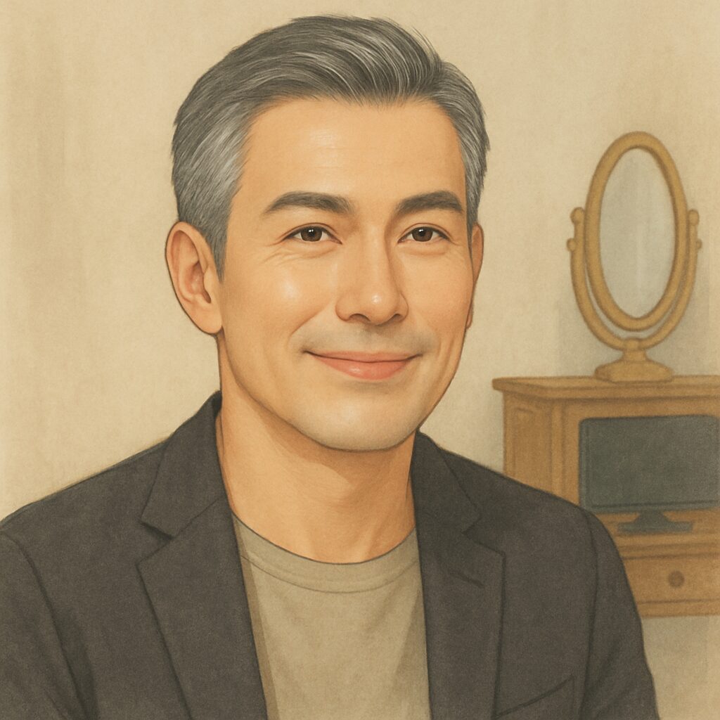 50代の男性がメンズメイク