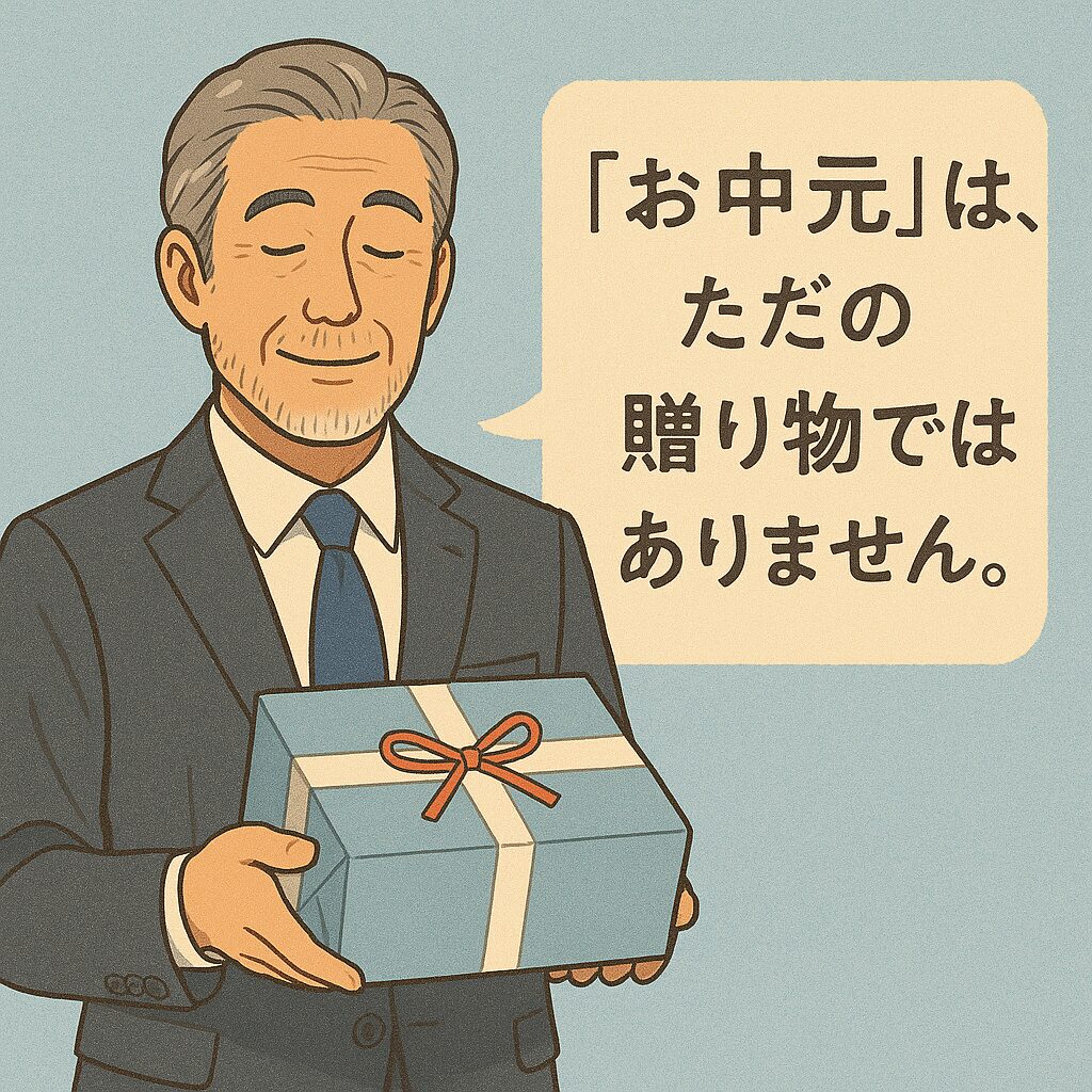 お中元は、ただの贈り物ではありません。