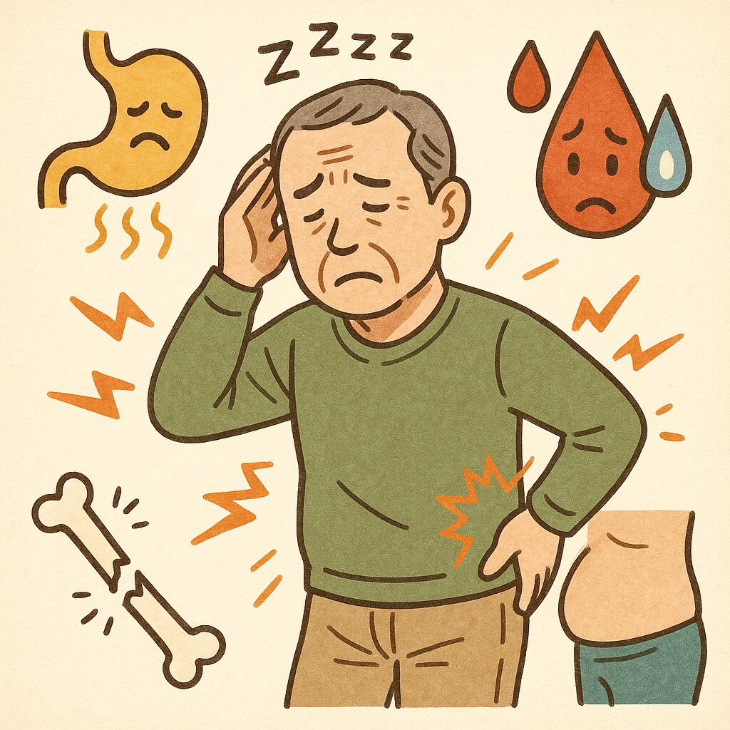 50代の男性が直面する体の変化とは?