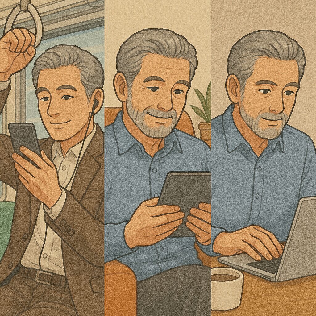 こんな50代男性におすすめ!利用パターン別ガイド