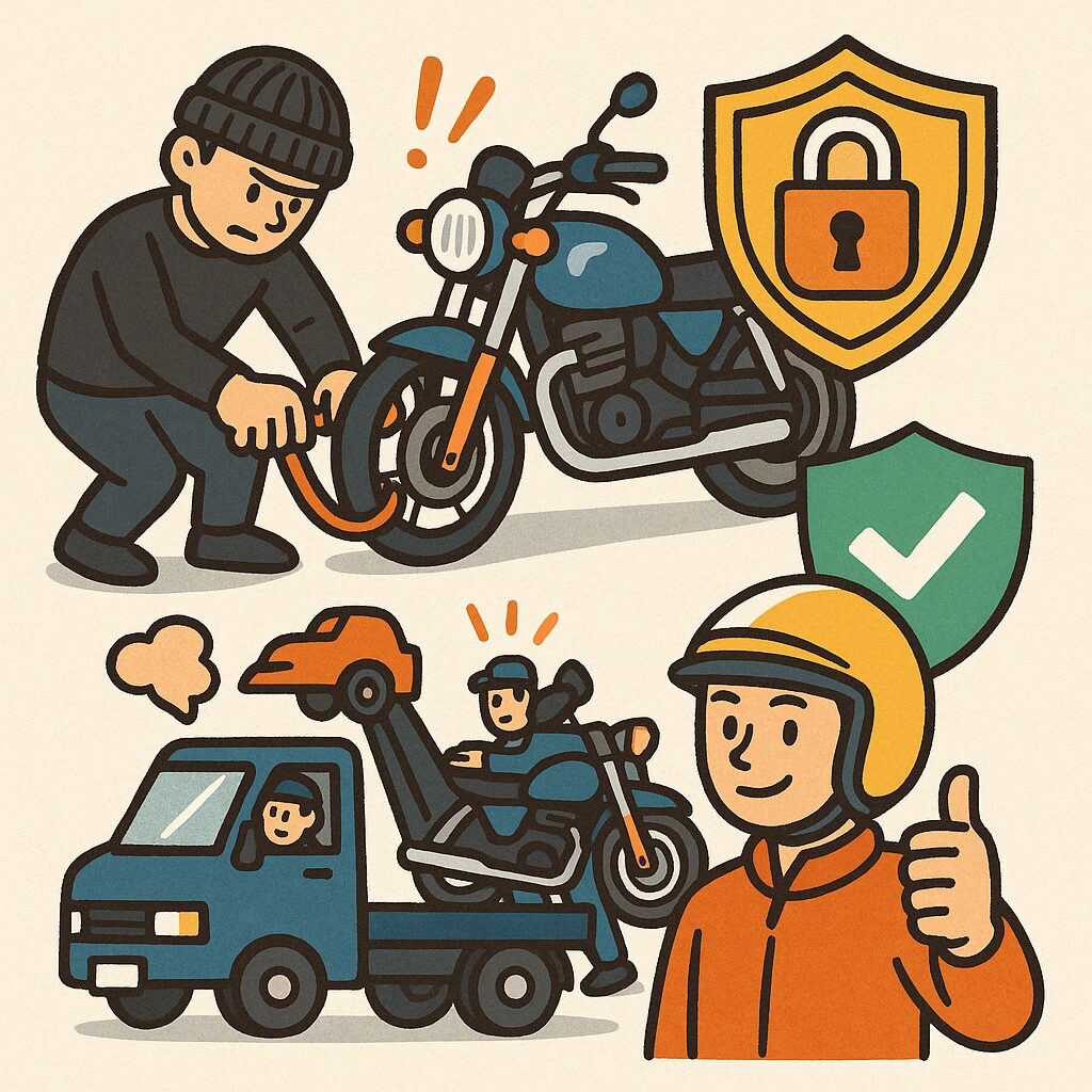 バイク盗難・トラブル対策、安心の保険＆ロードサービスを徹底ガイド
