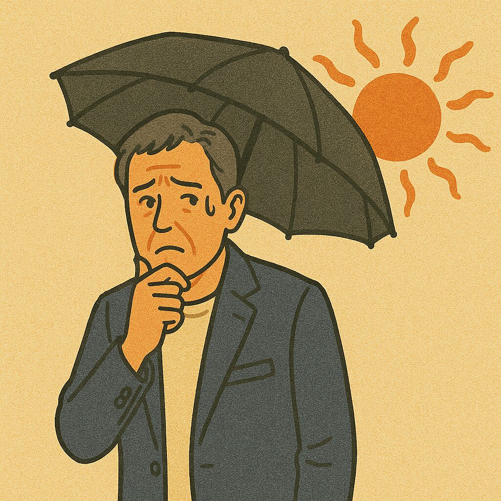 男性が日傘を使うのは恥ずかしいことなのか?