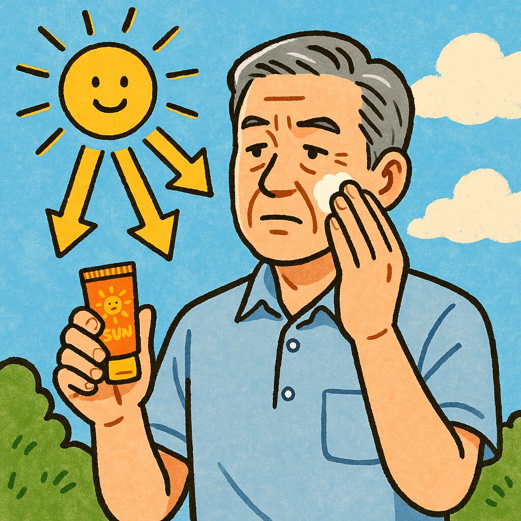 50代以上の男性が見落としがちなのが「紫外線対策」
