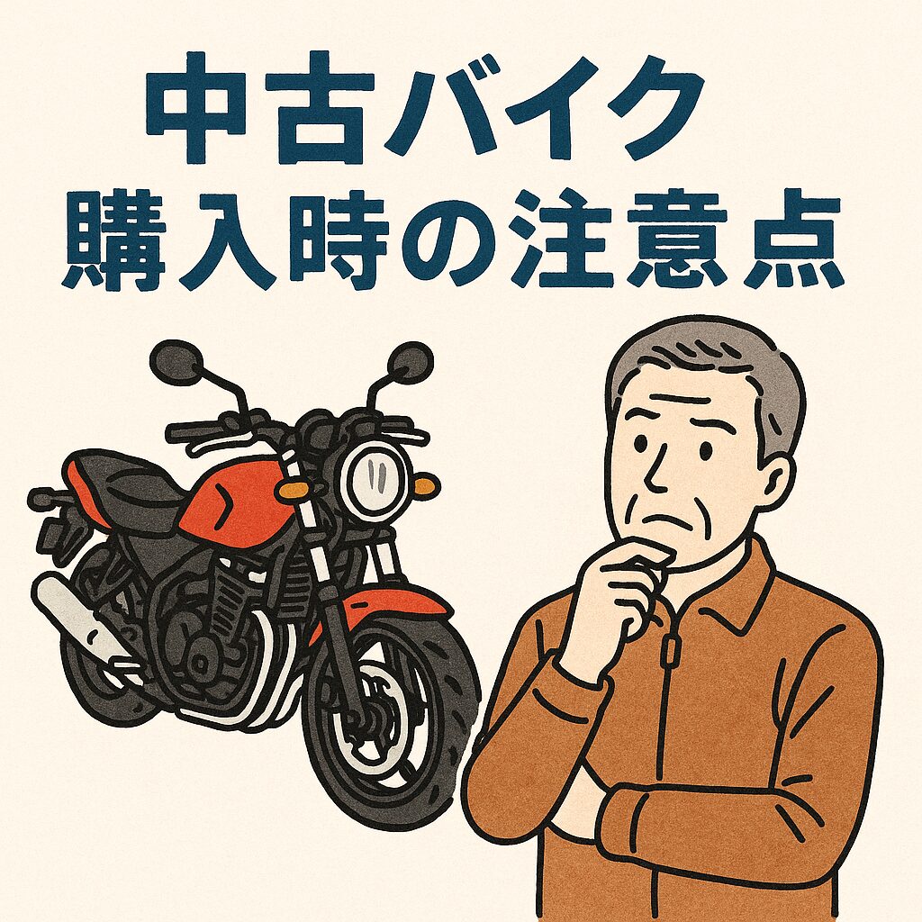 中古バイク購入時の注意点