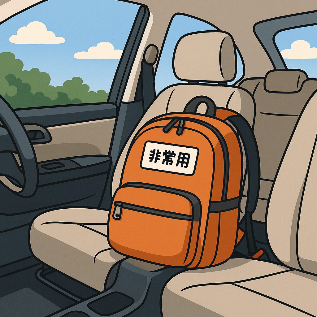 車の中｜避難中の移動時にも便利