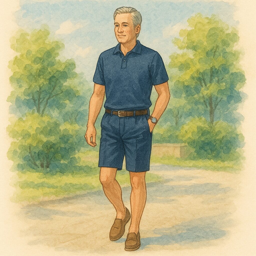 50代の短パンコーデ|失敗しないトップス&靴の選び方