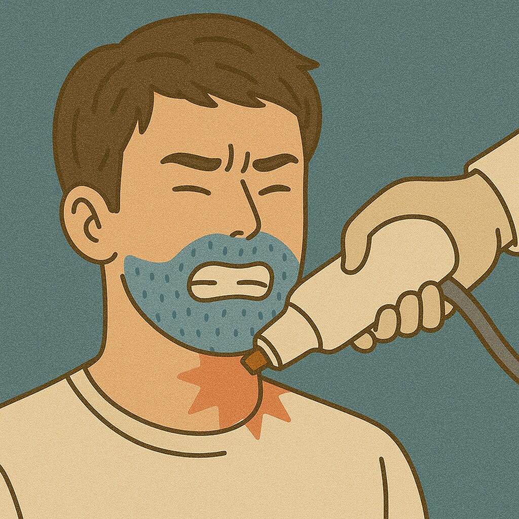 ヒゲ脱毛の痛みってどれくらい？実際の声と対策