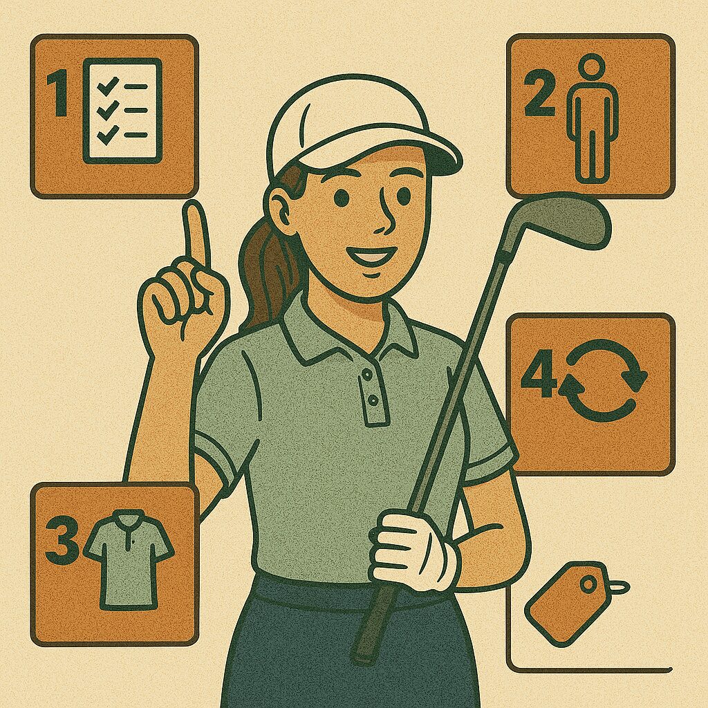 通販でゴルフウェアを選ぶときに失敗しない5つのポイント