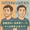 ヒゲ脱毛で人生が変わる？医療脱毛で清潔感アップを叶える男性必見ガイド