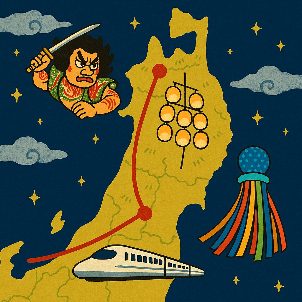 夏の三大祭りを効率よく巡る旅プラン