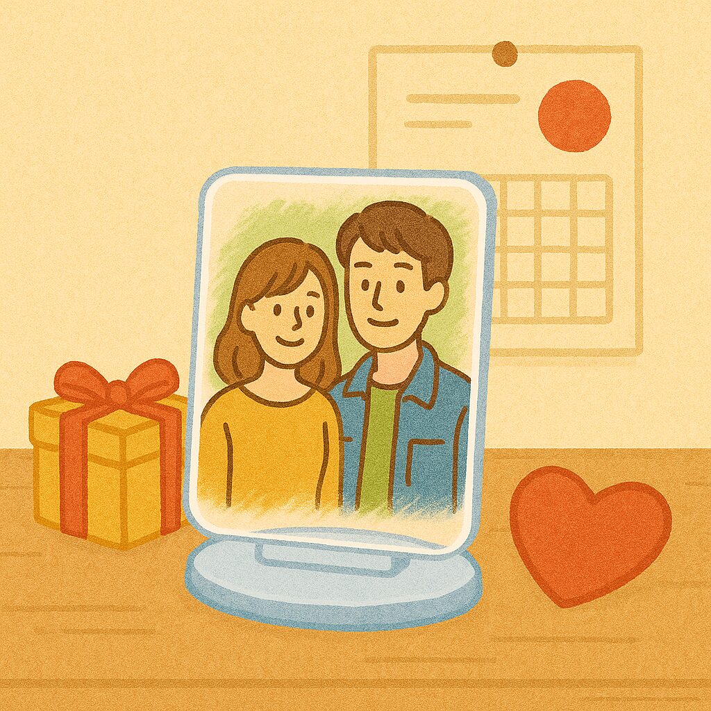 アクリルスタンドは、大切な記念日を「形に残す」最高のプレゼント
