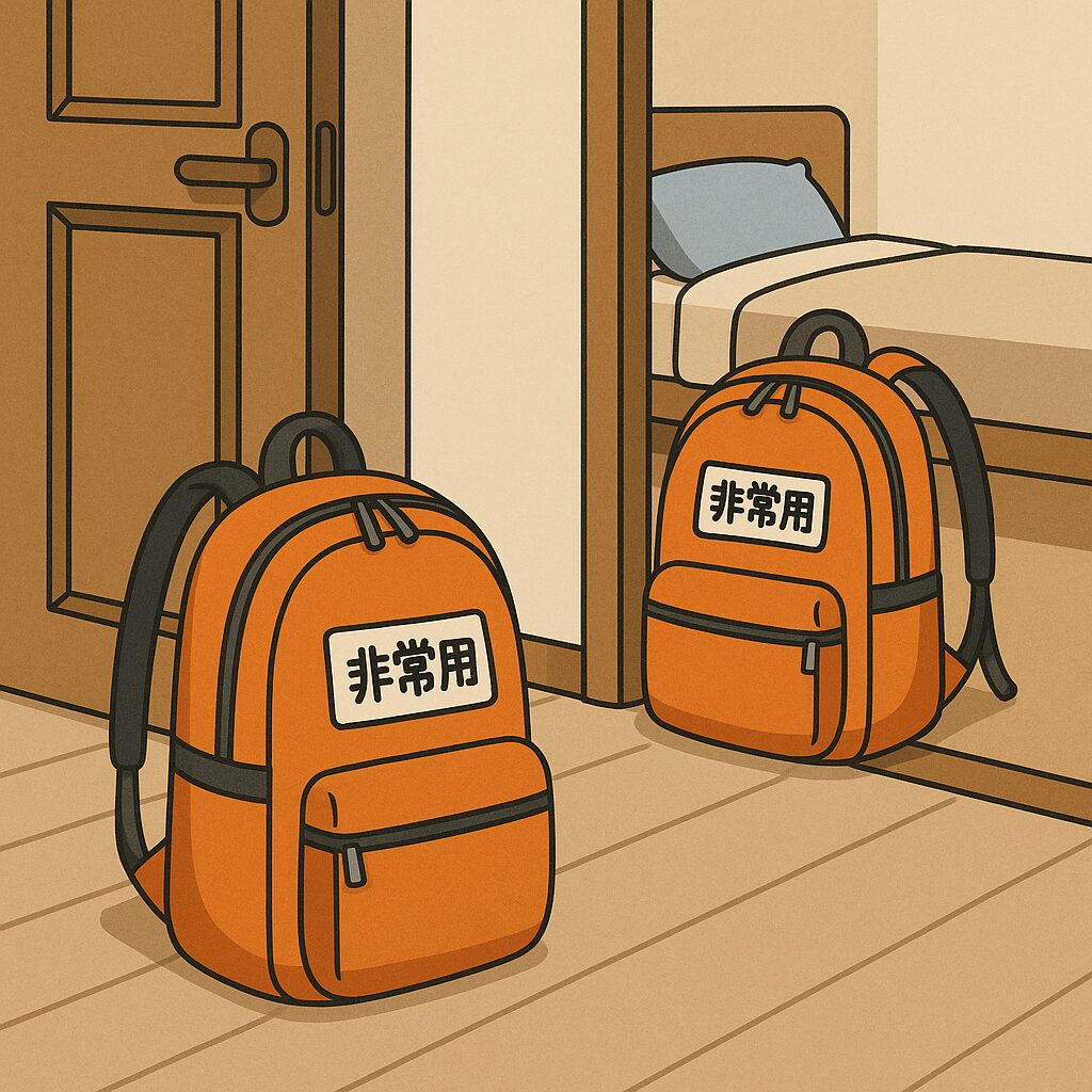 防災バッグは「複数個所設置」が新常識