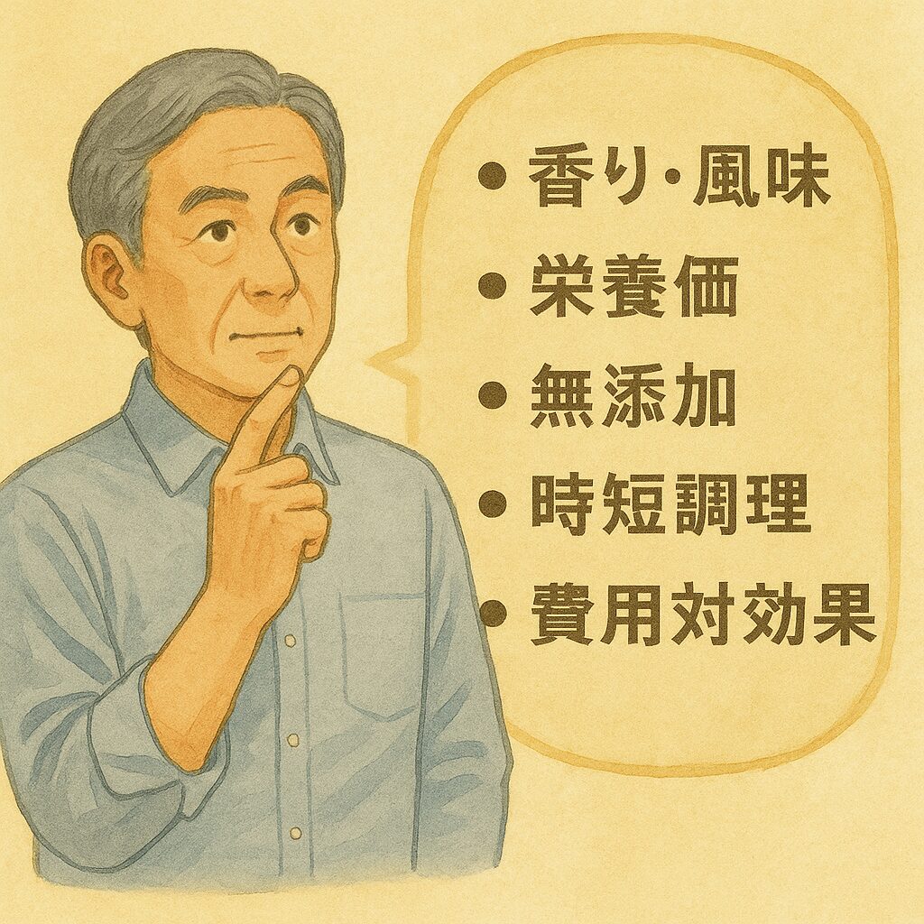 50代が選ぶべき乾麺蕎麦の選び方【5つのポイント】