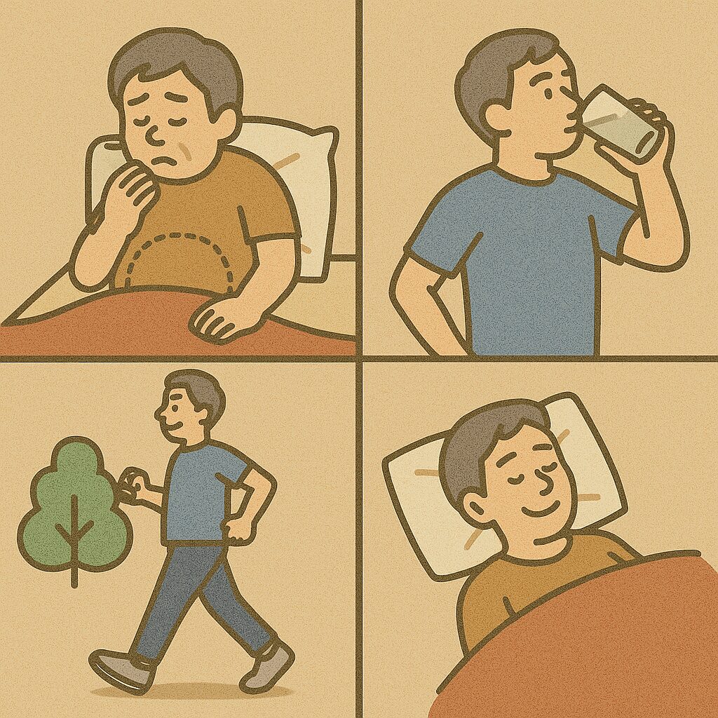 内臓脂肪を落とすための具体的な1日の生活習慣例