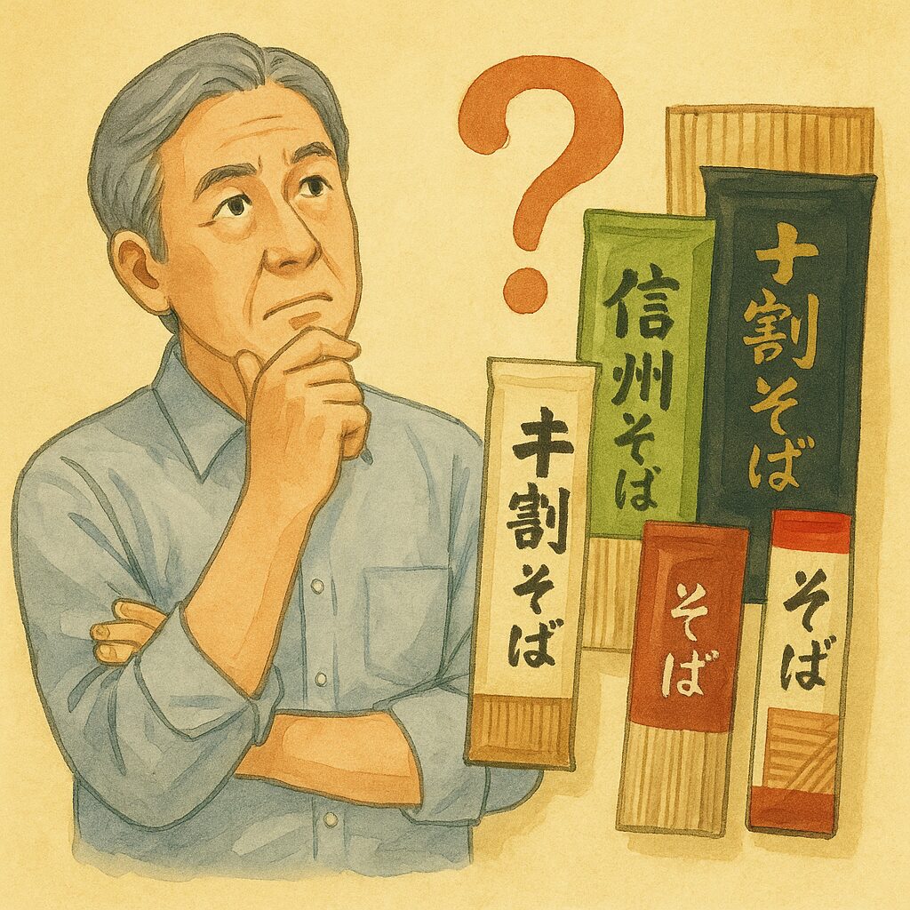 なぜ今「乾麺蕎麦」が50代に注目されているのか?