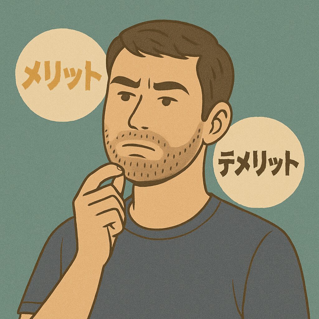 ヒゲ脱毛のメリット・デメリット