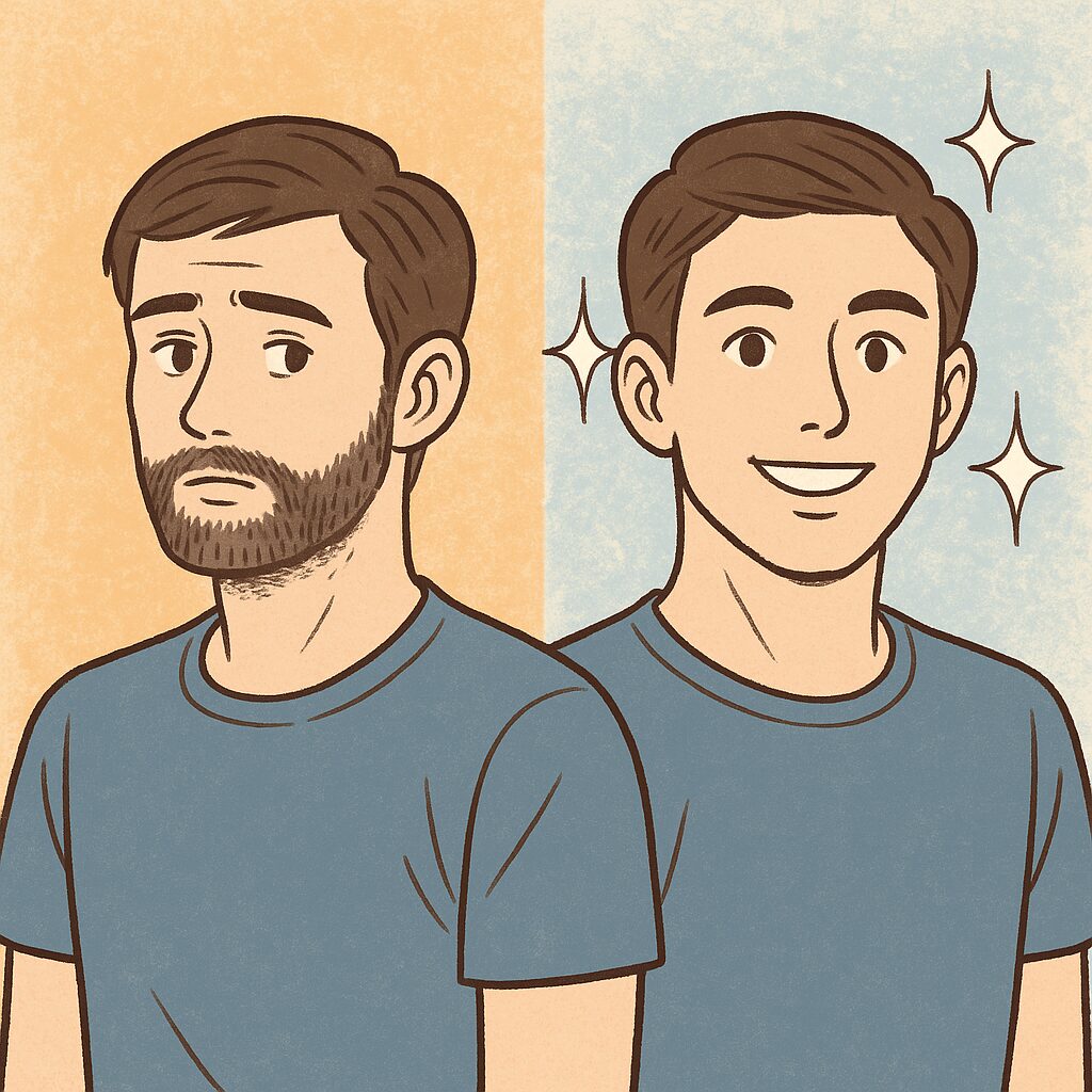 ヒゲ脱毛で人生が変わる？医療脱毛で清潔感アップを叶える男性必見ガイド