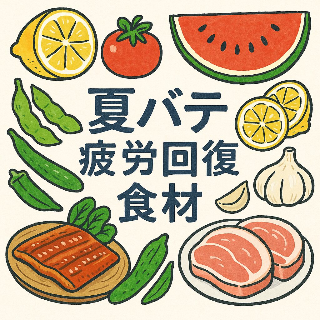夏バテ解消&疲労回復に効く食材12選|暑さに負けない体づくりの秘訣 - イケおじStyle