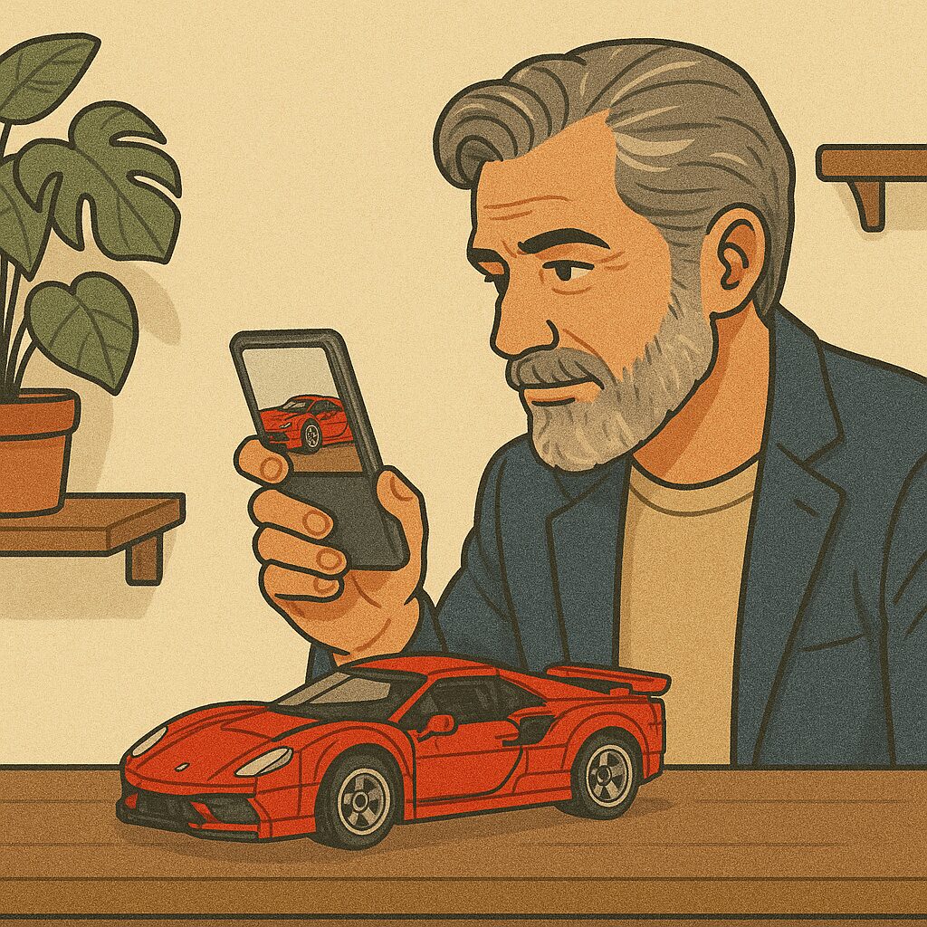 完成した作品をSNSに上げると意外に反響がある