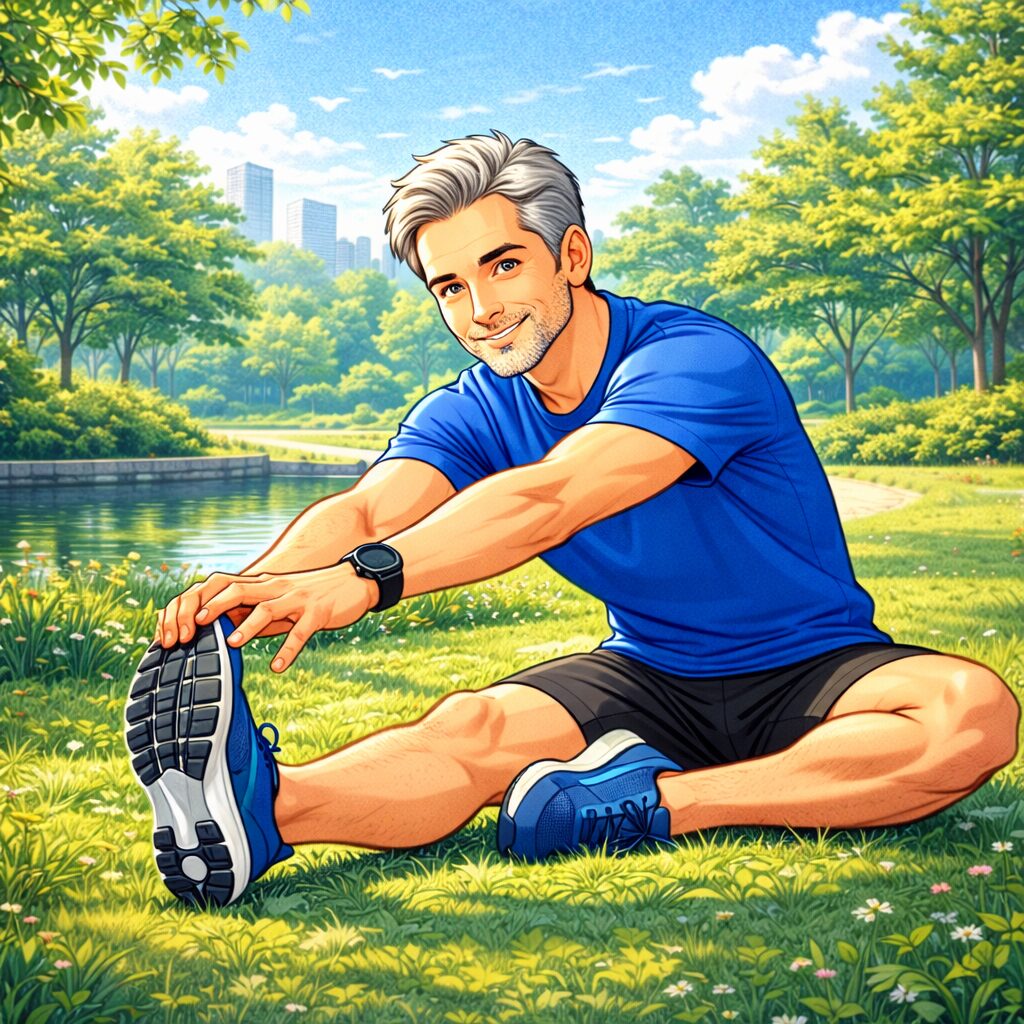 イケおじ運動③ ストレッチ【柔らかさ＝若さ】