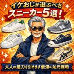 イケおじが選ぶべきスニーカー5選！大人の魅力を引き出す最強の足元戦略