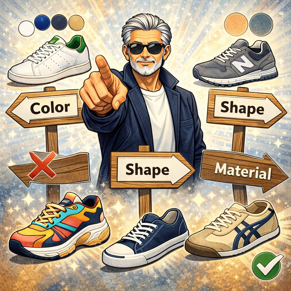 イケおじが絶対に押さえるべきスニーカーの選び方3原則
