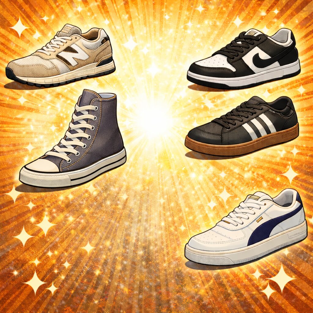 イケおじが選ぶべきスニーカー5選【厳選ブランド・モデル紹介】